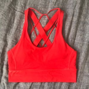 Balance Athletica Aura Bra in Blood Orange